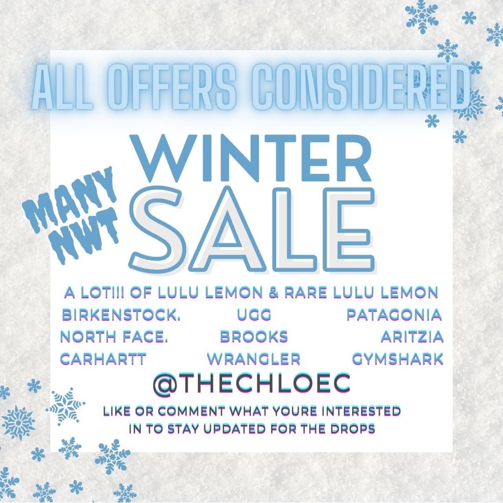 SALE COMING UP- Lulu Lemon Carhartt Birkenstock Ugg Patagonia North Face & more
